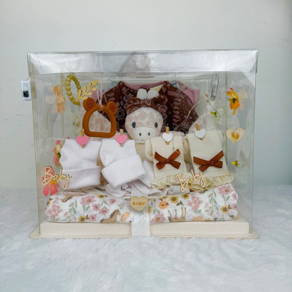 Luxury Handmade Baby Shower Gift Box | Premium Newborn Gift Set | Ready to Gift